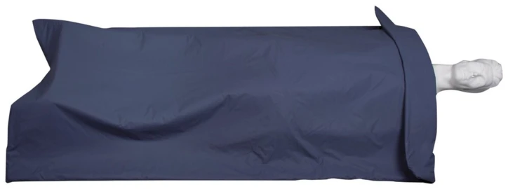 Couverture bactériostatique pour brancard