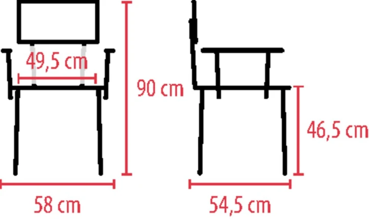 Chaise garde robe KOMOD