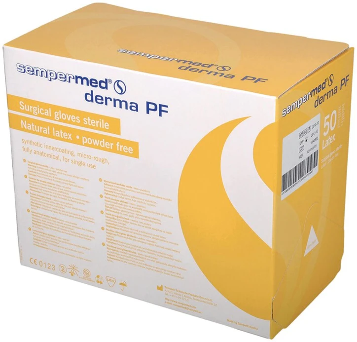 Gant latex Sempermed® derma PF non poudré stérile
