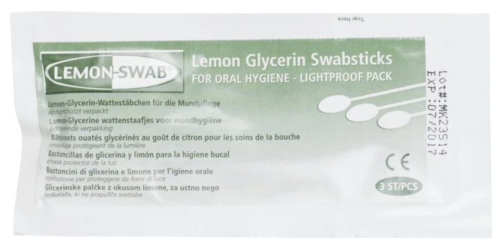 Bâtonnet glycériné LEMON SWAB