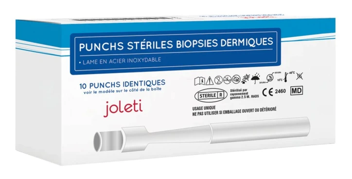 Punch stérile biopsie dermique JOLETI