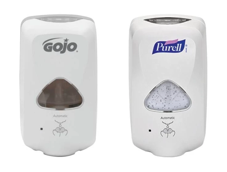 Distributeurs automatiques pour gel PURELL et savon GOJO