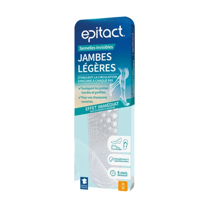 Semelle invisible jambe légère EPITACT®