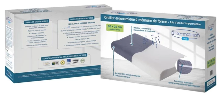 Oreiller cervical B-DERMOFRESH