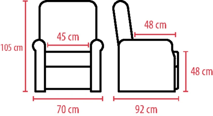 Fauteuil releveur THELMA - 4 moteurs