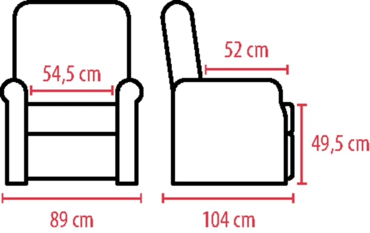 Fauteuil releveur CHESTER - 4 moteurs