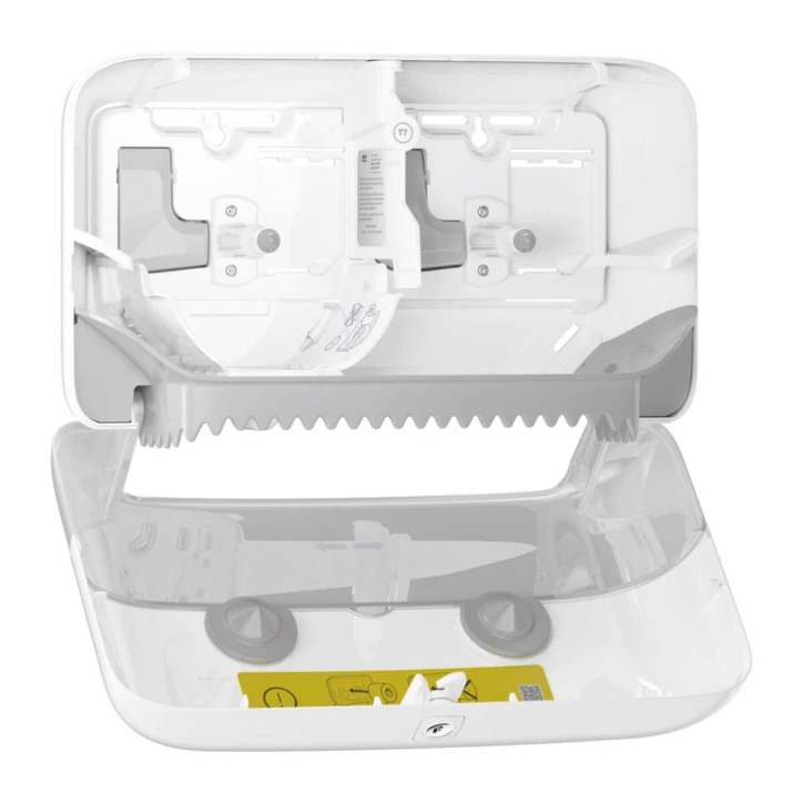 Distributeur pour papier toilette rouleau doux TORK Mid-size sans mandrin Premium - 2 plis