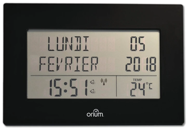 Horloge calendrier RC MEMENTO