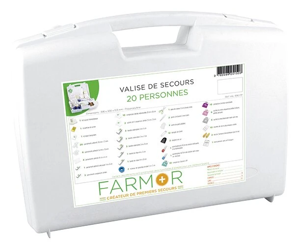 Valise de secours MULTIRISQUES 20 personnes