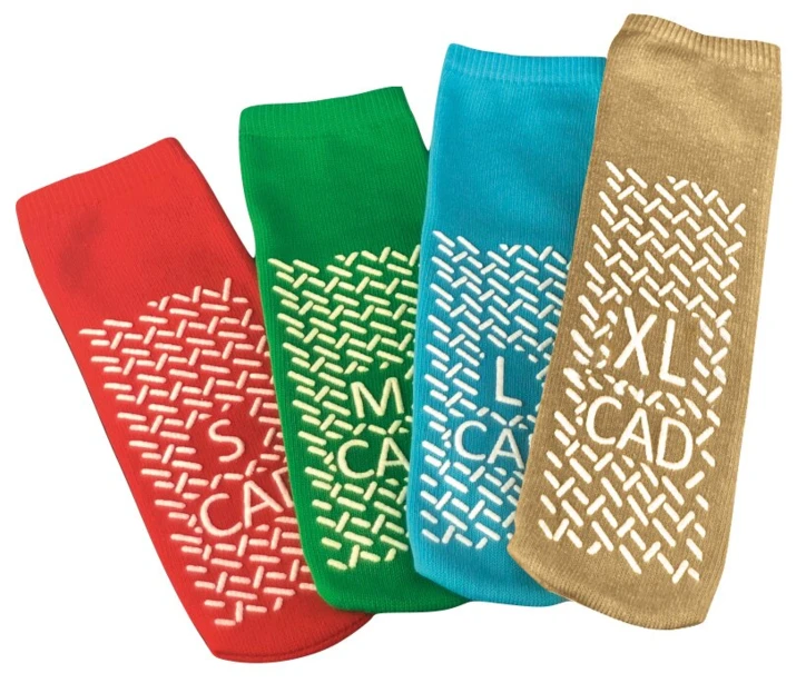 Chaussettes antidérapantes antichutes