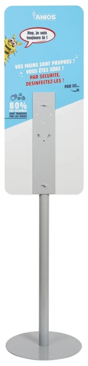 Totem polyvalent distributeur de gel