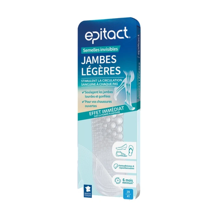 Semelle invisible jambe légère EPITACT®