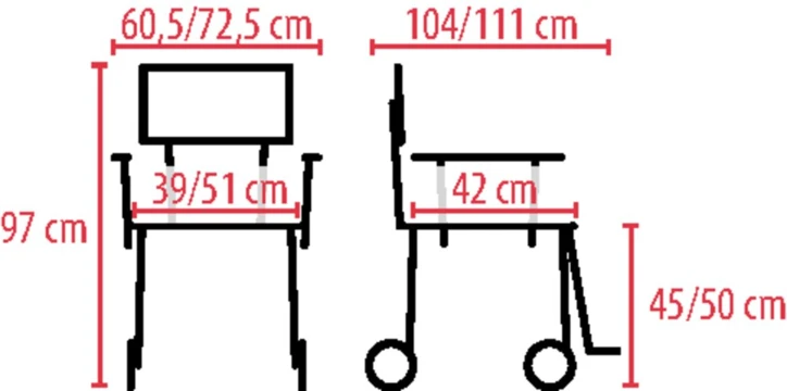 Fauteuil roulant NOVO LIGHT