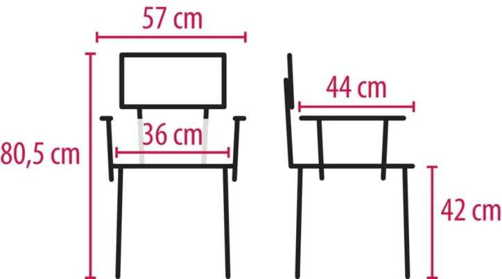 Chaise de garde robe fixe MADRIGAL