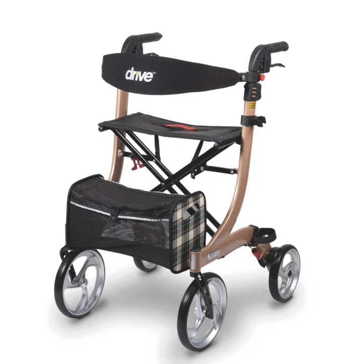 Rollator pliant 4 roues NITRO