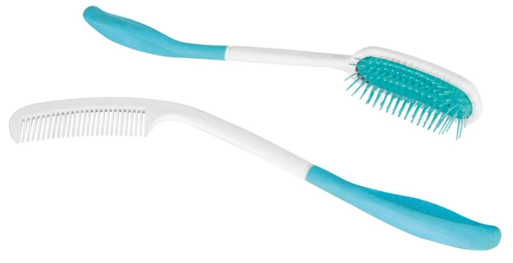 Ensemble brosse à cheveux + peigne