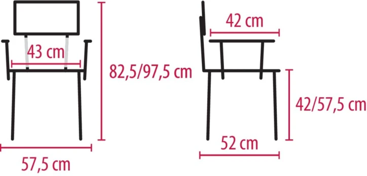 Chaise de douche et toilettes AQUATEC PICO