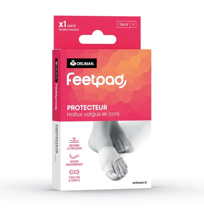 Protecteur hallux valgus et cors Orliman FeetPAD®