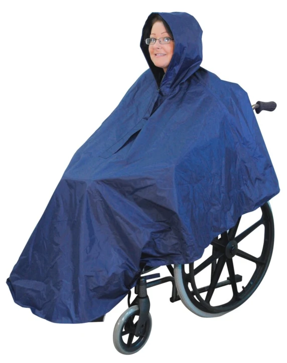 Poncho de protection spécial fauteuil