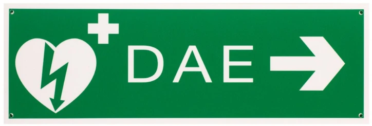 Panneaux de signalisation pour défibrillateur