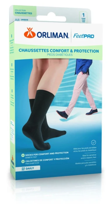 Chaussettes CONFORT ET PROTECTION DAILY Orliman FeetPAD®