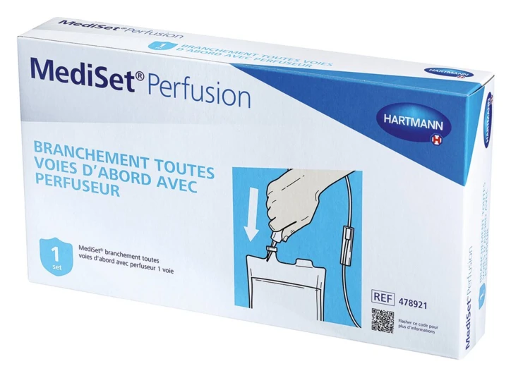 MEDISET® branchement toutes voies d’abord avec perfuseur 1 voie