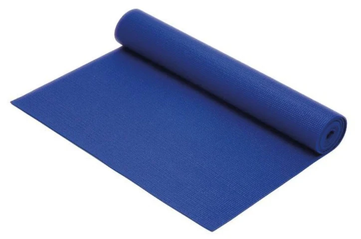 Tapis de yoga bleu