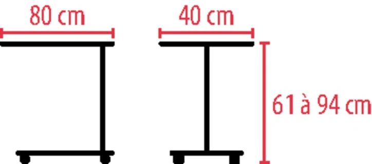 Table DIFFUSION spéciale releveur