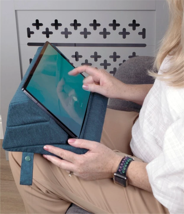 Coussin support tablette