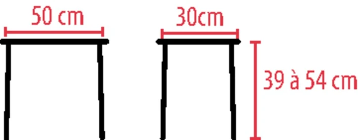 Siège de douche large QUATTRO