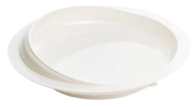 Assiette à rebord