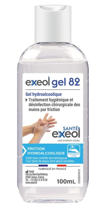 Gel hydroalcoolique EXEOL GEL 82(2)