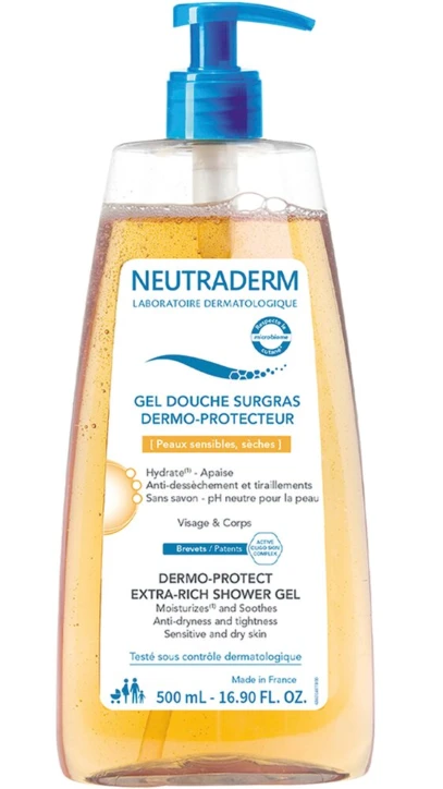 Gel douche surgras NEUTRADERM dermo protecteur