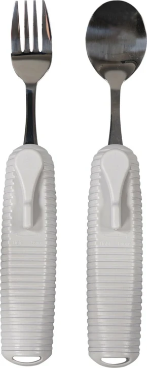 Ensemble fourchette & cuillère à grand manche