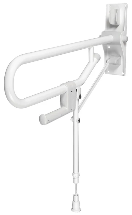 Barre d'appui rabattable avec pied