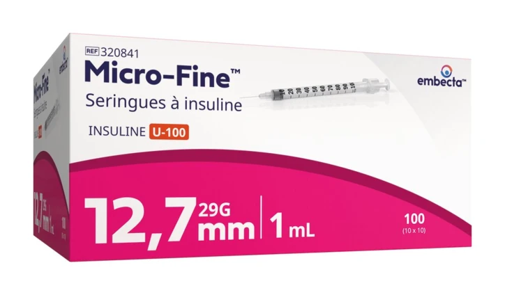Seringue à insuline Micro-Fine™ +