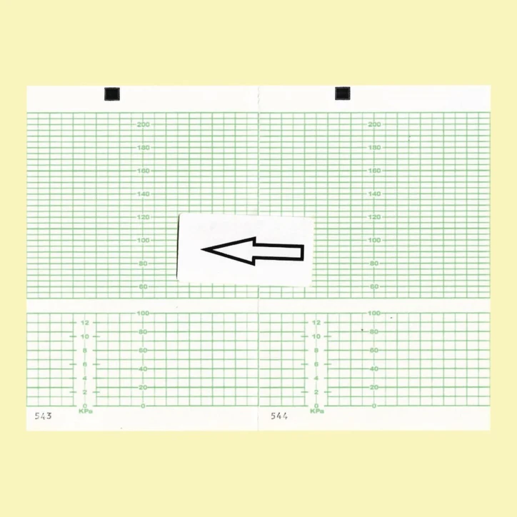 Papier ECG Hewlett Packard