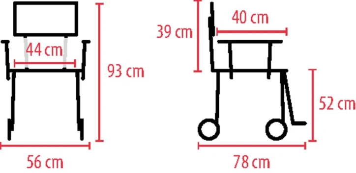 Chaise hygiénique de douche OBANA