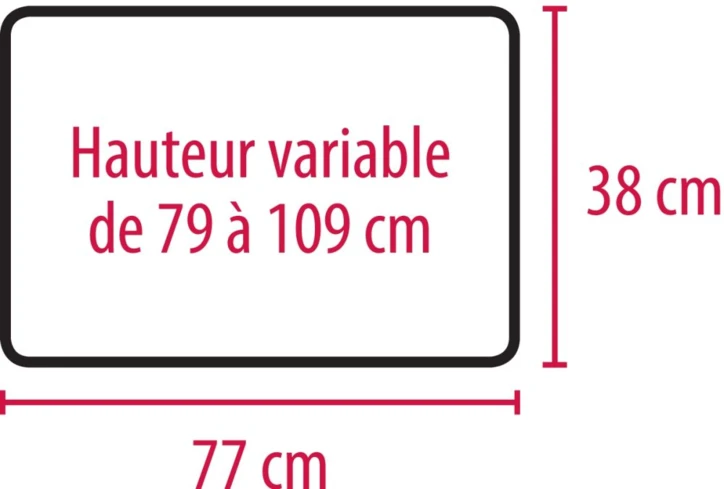 Table de lit fixe