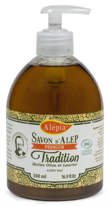 Savon liquide d'Alep Premium Tradition