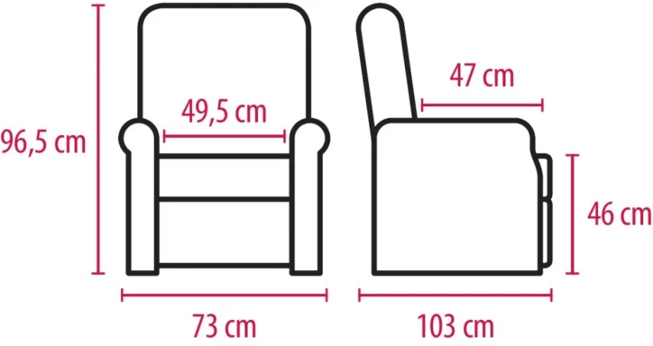 Fauteuil releveur PRESTON - 4 moteurs