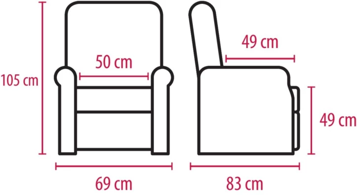Fauteuil releveur OLIVE - 1 moteur