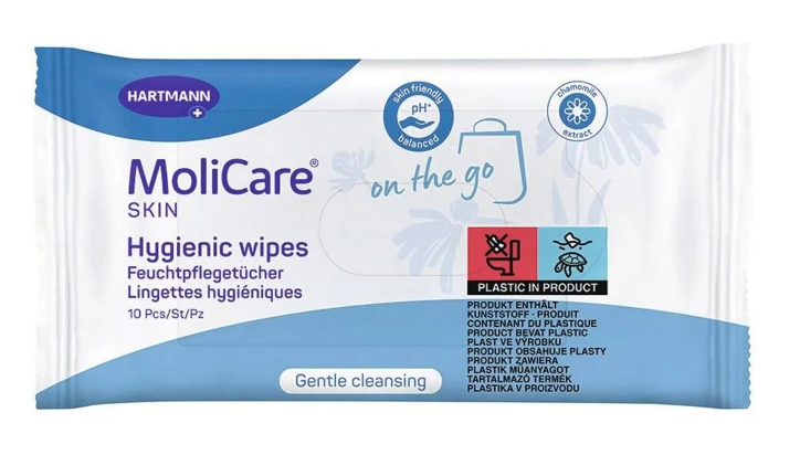 Lingettes imprégnées Molicare® Skin
