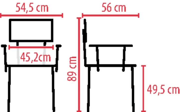 Chaise garde robe KOMOD