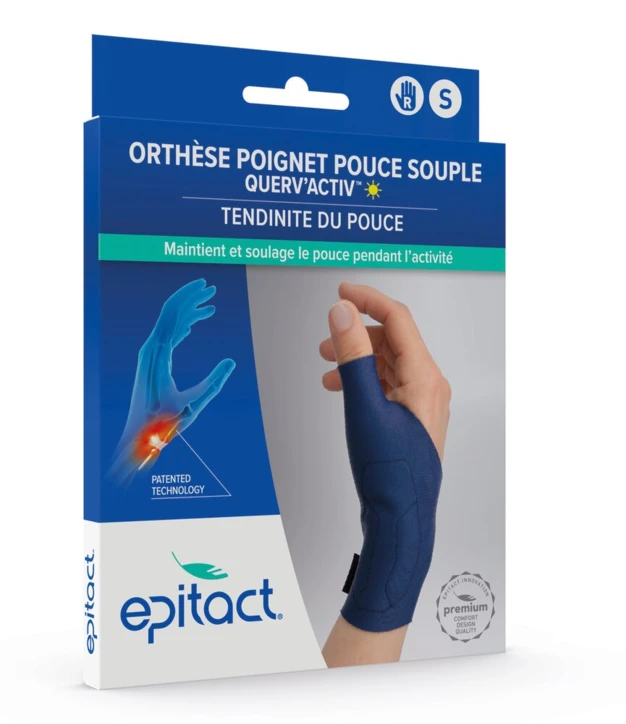 Orthèse poignet souple QUERV’ACTIV™ EPITACT®