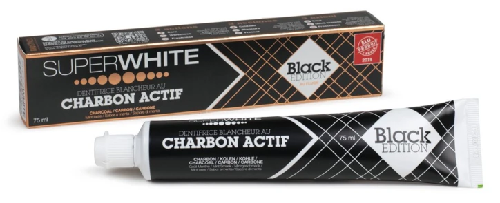 Dentifrice au charbon actif SUPERWHITE® BLACK EDITION