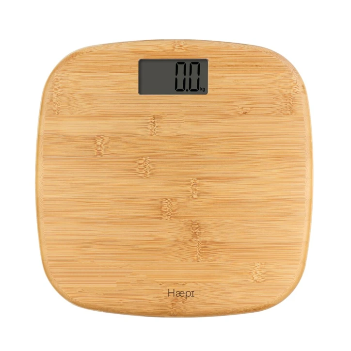 Pèse personne électronique en bambou HAEPI