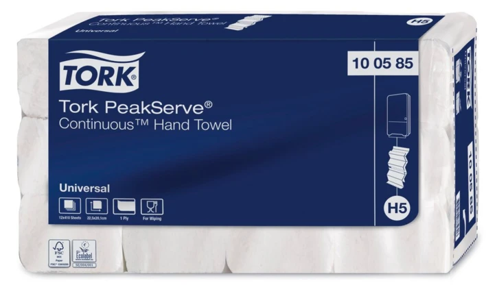 Essuie-mains continus TORK PEAKSERVE®
