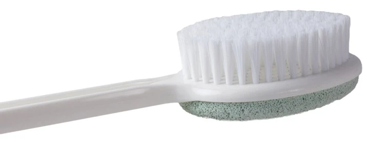 Brosse de douche exfoliante 2 faces