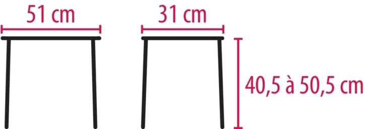 Tabouret de douche CADIZ